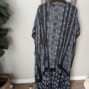 PAISLEY TAPESTRY FREE FLOW DUSTER KIMONO